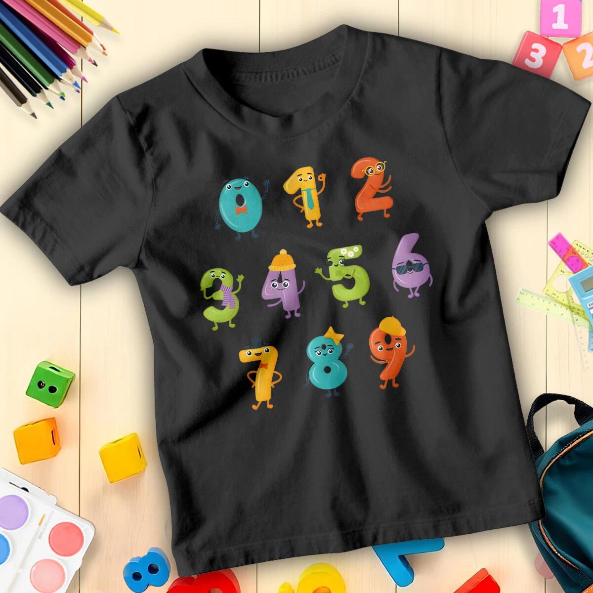 Boys and Girls Funny Maths Day Characters T-Shirt for Kids Number Day Idea #ND M
Boys and Girls Funny Maths Day Characters T-Shirt for Kids Number Day Idea #ND M