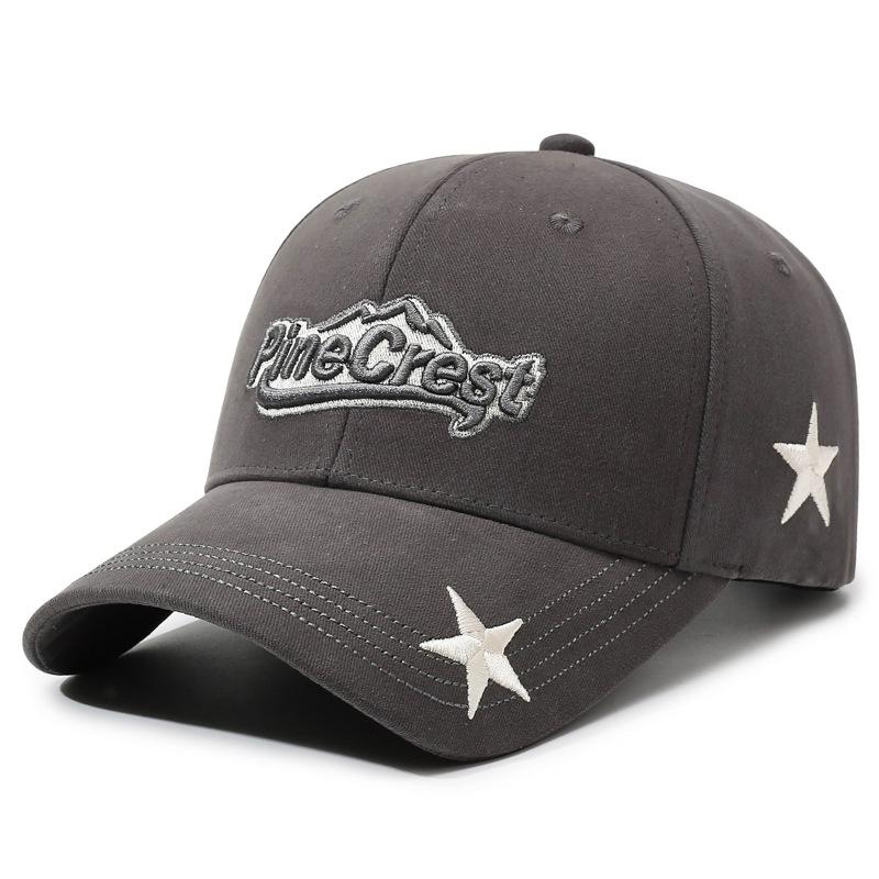 Embroidered Five-Pointed Star Baseball Cap for Unisex Outdoor Sunscreen Cap серый
Embroidered Five-Pointed Star Baseball Cap for Unisex Outdoor Sunscreen Cap серый