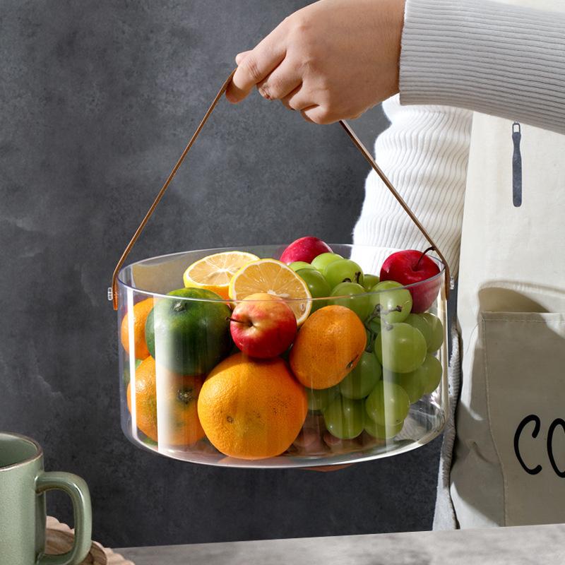 Versatile Transparent Desktop Storage Bucket: Multi-use Basket for Fruits, Ice, Pets, & More - Portable & Creative Organizer
Versatile Transparent Desktop Storage Bucket: Multi-use Basket for Fruits, Ice, Pets, & More - Portable & Creative Organizer