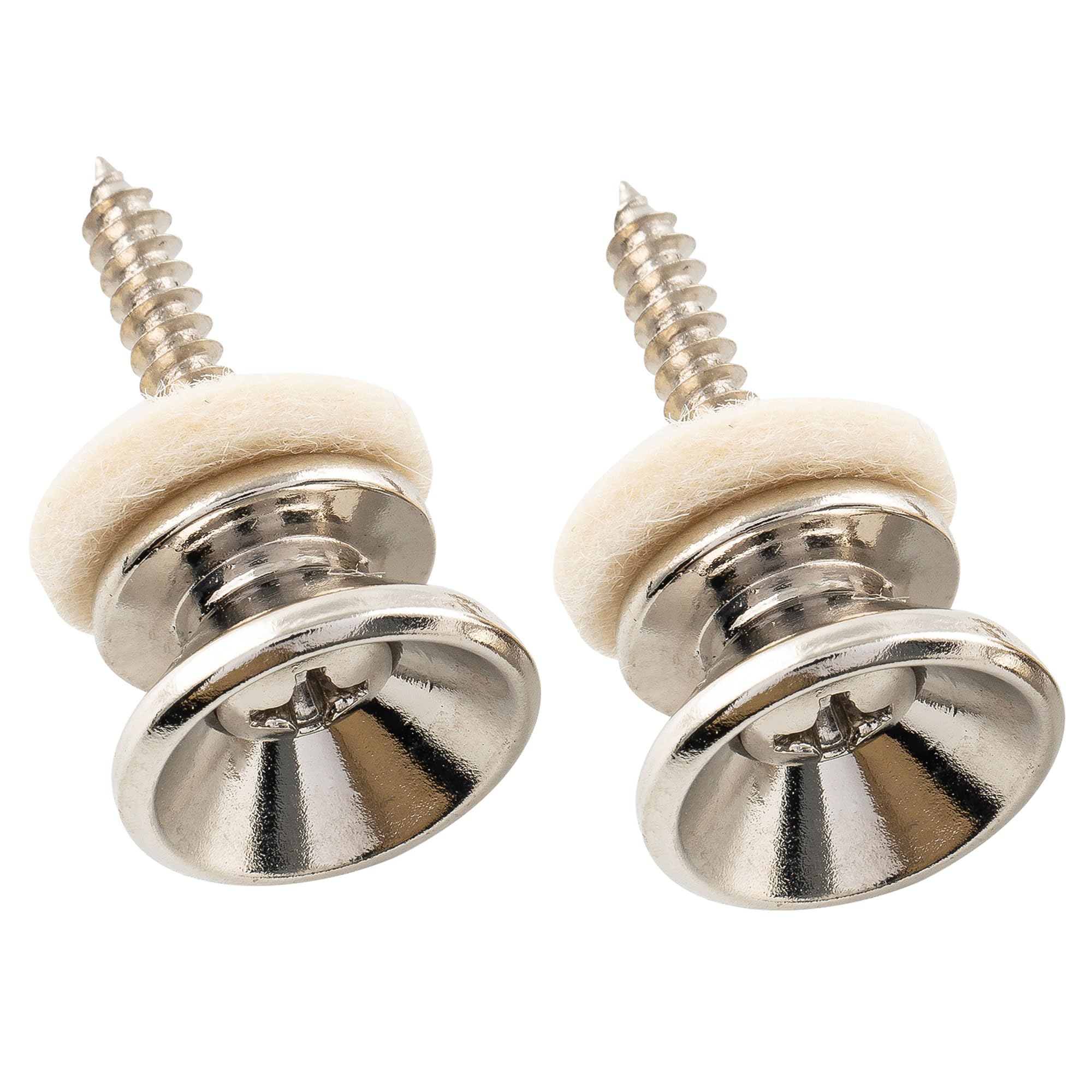 Musiclily Pro 14mm Steel Guitar Strap Pins Fender Type Strap Buttons for Nickel of Acoustic/Electric Guitar/Ukulele, (Set 2)
Musiclily Pro 14mm Steel Guitar Strap Pins Fender Type Strap Buttons for Nickel of Acoustic/Electric Guitar/Ukulele, (Set 2)