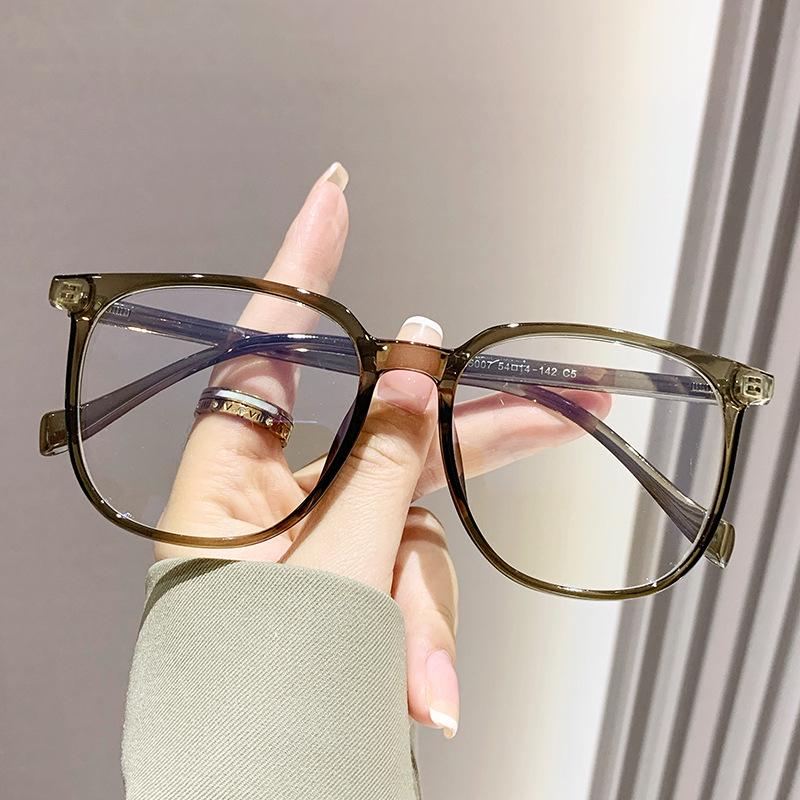 Large Frame Cool Tea-Colored Prescription Glasses for Nearsighted Women, Anti-Blue Light, Face Slimming - Essential Eyewear Frame
Large Frame Cool Tea-Colored Prescription Glasses for Nearsighted Women, Anti-Blue Light, Face Slimming - Essential Eyewear Frame
