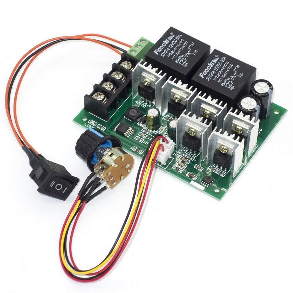 Black Reversible Pwm Controller Plastic PWM Speed Regulation Module Dc Motor Governor Electrician
Black Reversible Pwm Controller Plastic PWM Speed Regulation Module Dc Motor Governor Electrician