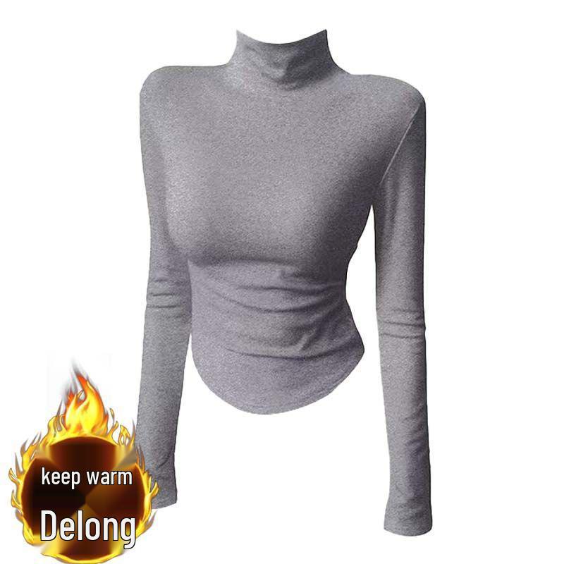 Chic Pure Desire High Collar Slimming Long Sleeve Shirt for Autumn/Winter Small
Chic Pure Desire High Collar Slimming Long Sleeve Shirt for Autumn/Winter Small
