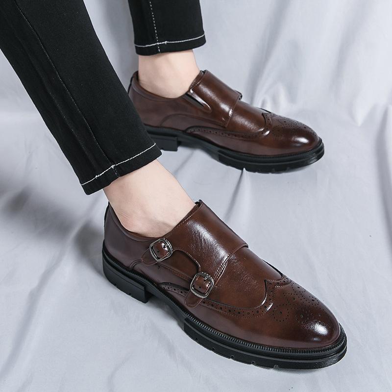 Men s shoes large size new leather shoes fashion men s business dress shoes trend groom wedding shoes overalls 38
Men s shoes large size new leather shoes fashion men s business dress shoes trend groom wedding shoes overalls 38