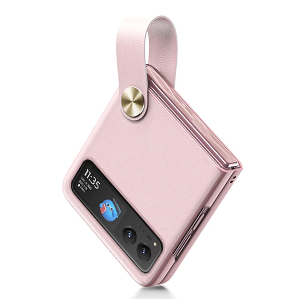 GKK For Motorola Razr 40 5G Strap Kickstand Phone Case PU Leather Coated Hard PC Protective Cover Pink
GKK For Motorola Razr 40 5G Strap Kickstand Phone Case PU Leather Coated Hard PC Protective Cover Pink