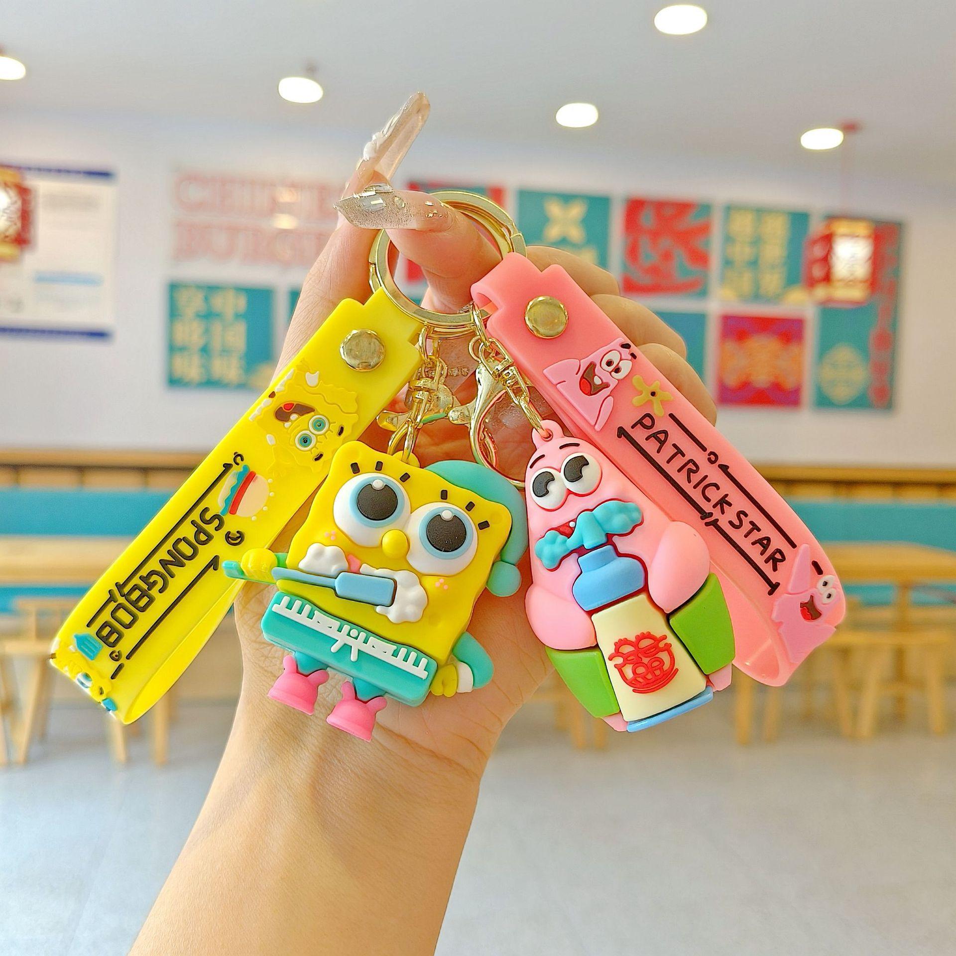 Spongebob Patrick Star Cartoon Keychain Silicone 3D Figure Doll Key Chain Car Backpack Keyring Girl Boy Fans Gifts Wholesale
Spongebob Patrick Star Cartoon Keychain Silicone 3D Figure Doll Key Chain Car Backpack Keyring Girl Boy Fans Gifts Wholesale
