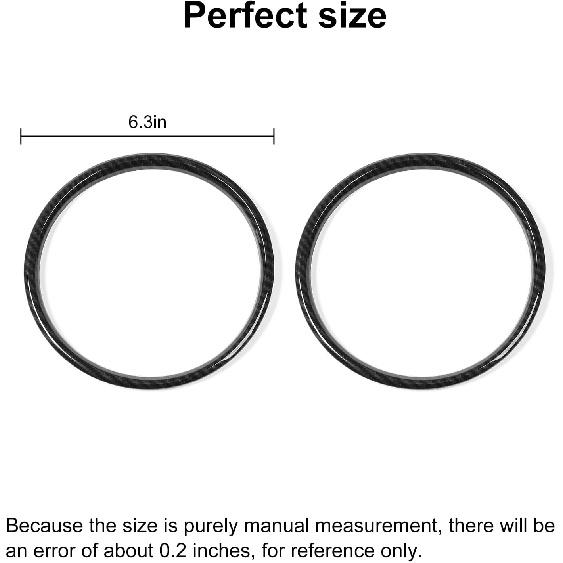 RT-TCZ Door Speaker Ring Trim Cover Frame Sticker Interior Decoration Accessories for Ford Mustang 2015-2022 (Carbon Fiber)
RT-TCZ Door Speaker Ring Trim Cover Frame Sticker Interior Decoration Accessories for Ford Mustang 2015-2022 (Carbon Fiber)