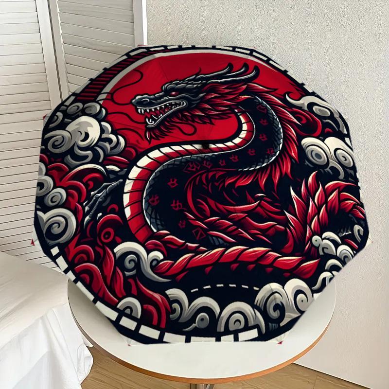 1pc Red Dragon Yin Yang Symbol Umbrella with Plastic Handle,Suitable for All Seasons Home Travel Outdoor UmbrellaDD1008
1pc Red Dragon Yin Yang Symbol Umbrella with Plastic Handle,Suitable for All Seasons Home Travel Outdoor UmbrellaDD1008