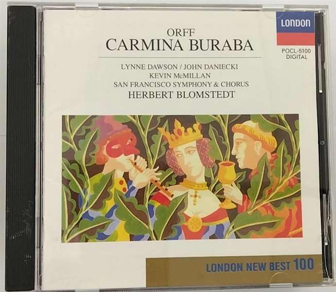 CD ДОУСОН (ЛИНН), САН-ФРАНЦИСКО СИМФОНИЧЕСКИЙ - Орф Кармина Бурана POCL5100 UNIVERSAL 1993 Япония Классика Б/У
CD ДОУСОН (ЛИНН), САН-ФРАНЦИСКО СИМФОНИЧЕСКИЙ - Орф Кармина Бурана POCL5100 UNIVERSAL 1993 Япония Классика Б/У