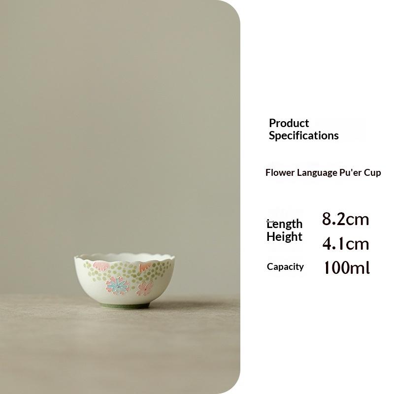 Hand-painted Flower Language Gaiwan Snowflake Underglaze Color Gourd Tea Brewer High Aesthetic Ceramic Teacup Teapot
Hand-painted Flower Language Gaiwan Snowflake Underglaze Color Gourd Tea Brewer High Aesthetic Ceramic Teacup Teapot