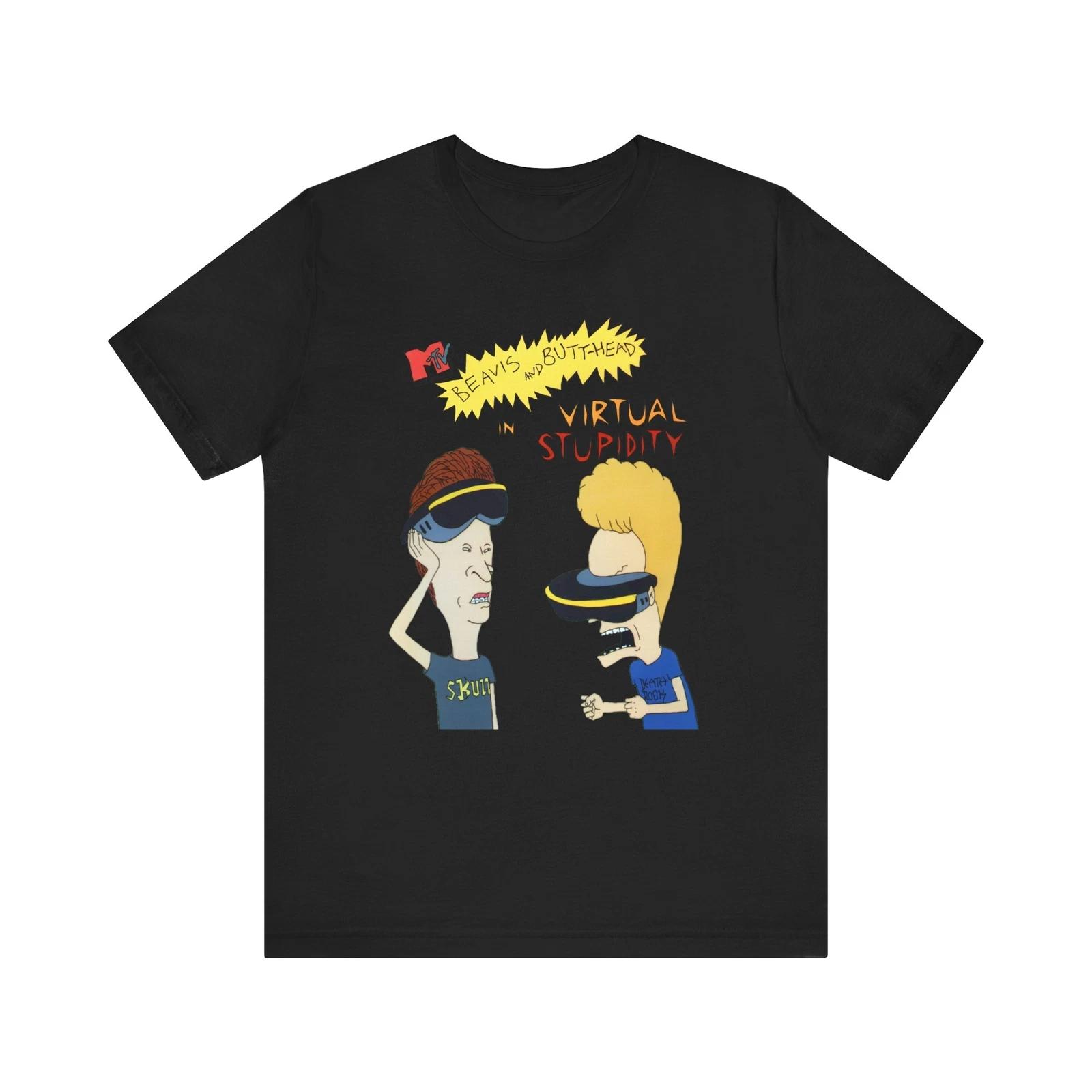 Beavis and Butt-Head in Virtual Stupidity PC Cover Art Unisex Short Sleeve Tee M
Beavis and Butt-Head in Virtual Stupidity PC Cover Art Unisex Short Sleeve Tee M