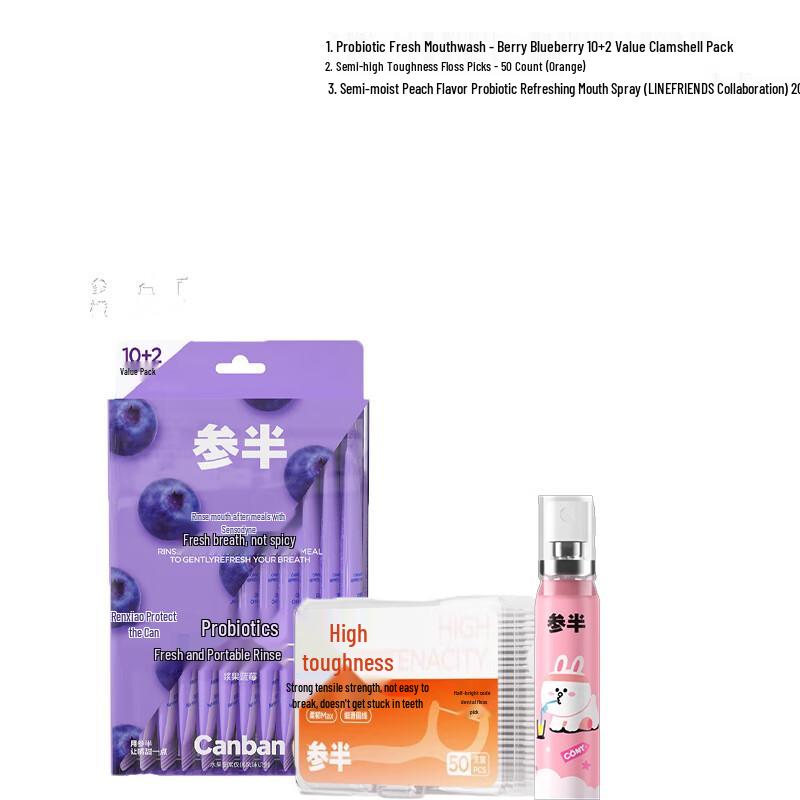 Canban Blueberry Oral Care Travel Set
Canban Blueberry Oral Care Travel Set