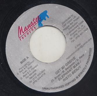 7inch Record ELEPHANT MAN / RISTO BENJI - Get Mi Greive NONE Manatee Records 2002 Jamaica Reggae, Ska & Dub Used
7inch Record ELEPHANT MAN / RISTO BENJI - Get Mi Greive NONE Manatee Records 2002 Jamaica Reggae, Ska & Dub Used