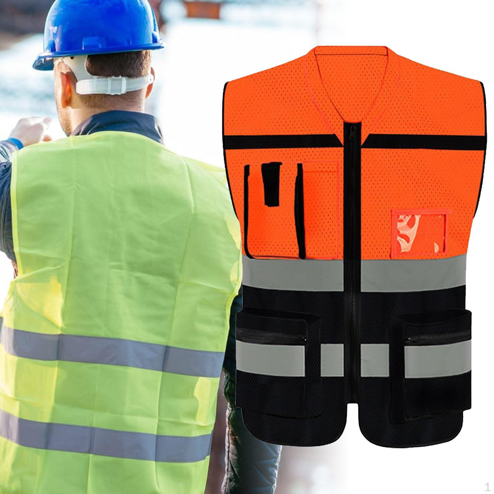 Светоотражающий жилет высокой видимости для мужчин и женщин с карманами на молнии для бега и пешего туризма Orange Black 2XL
Светоотражающий жилет высокой видимости для мужчин и женщин с карманами на молнии для бега и пешего туризма Orange Black 2XL