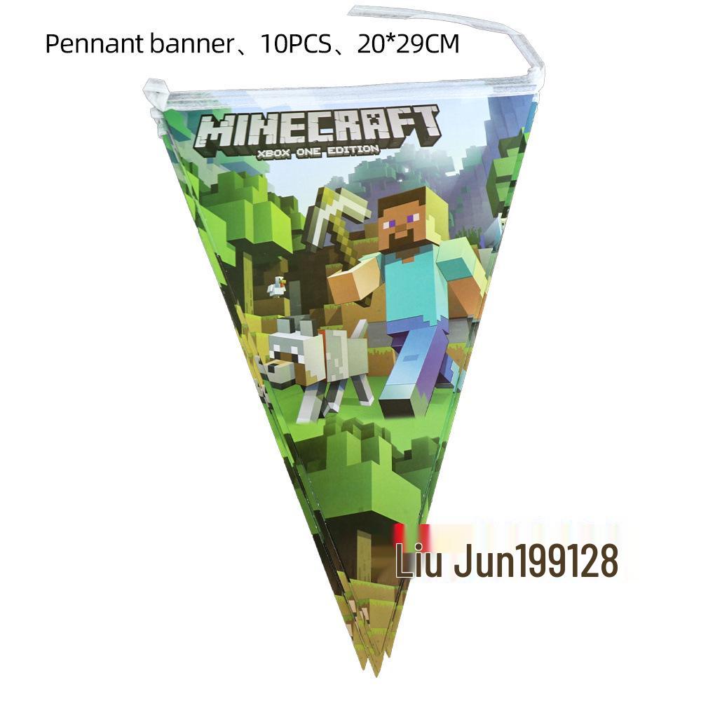 Набір декору для дня народження Minecraft: Скатертина, Задній фон, Капелюхи, Банери, Подарункові пакети
Набір декору для дня народження Minecraft: Скатертина, Задній фон, Капелюхи, Банери, Подарункові пакети