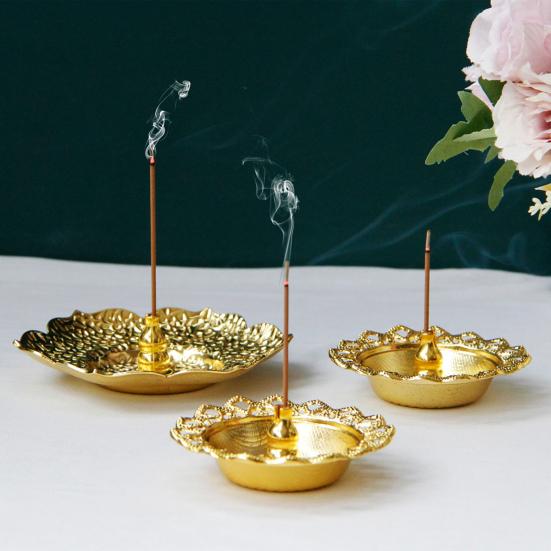 Очаровательный держатель благовоний Ароматическая палочка Ручной металлический цветок лотоса для дома
Очаровательный держатель благовоний Ароматическая палочка Ручной металлический цветок лотоса для дома