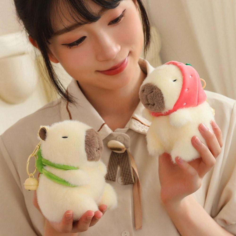 Pendant Cartoon Doll Keychain Fluffty Plush Hanging Ornament Trendy Capybara Key Ring Car
Pendant Cartoon Doll Keychain Fluffty Plush Hanging Ornament Trendy Capybara Key Ring Car