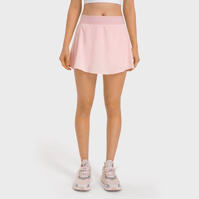 Nude Feel Yoga Shorts Women s Summer Thin Quick-Drying Tennis Skirt Fitness Running Fashion Tape Sports Culottes Fake Two-Piece Thin Pink XXL/12 (above 67.50kg recommended)
Nude Feel Yoga Shorts Women s Summer Thin Quick-Drying Tennis Skirt Fitness Running Fashion Tape Sports Culottes Fake Two-Piece Thin Pink XXL/12 (above 67.50kg recommended)