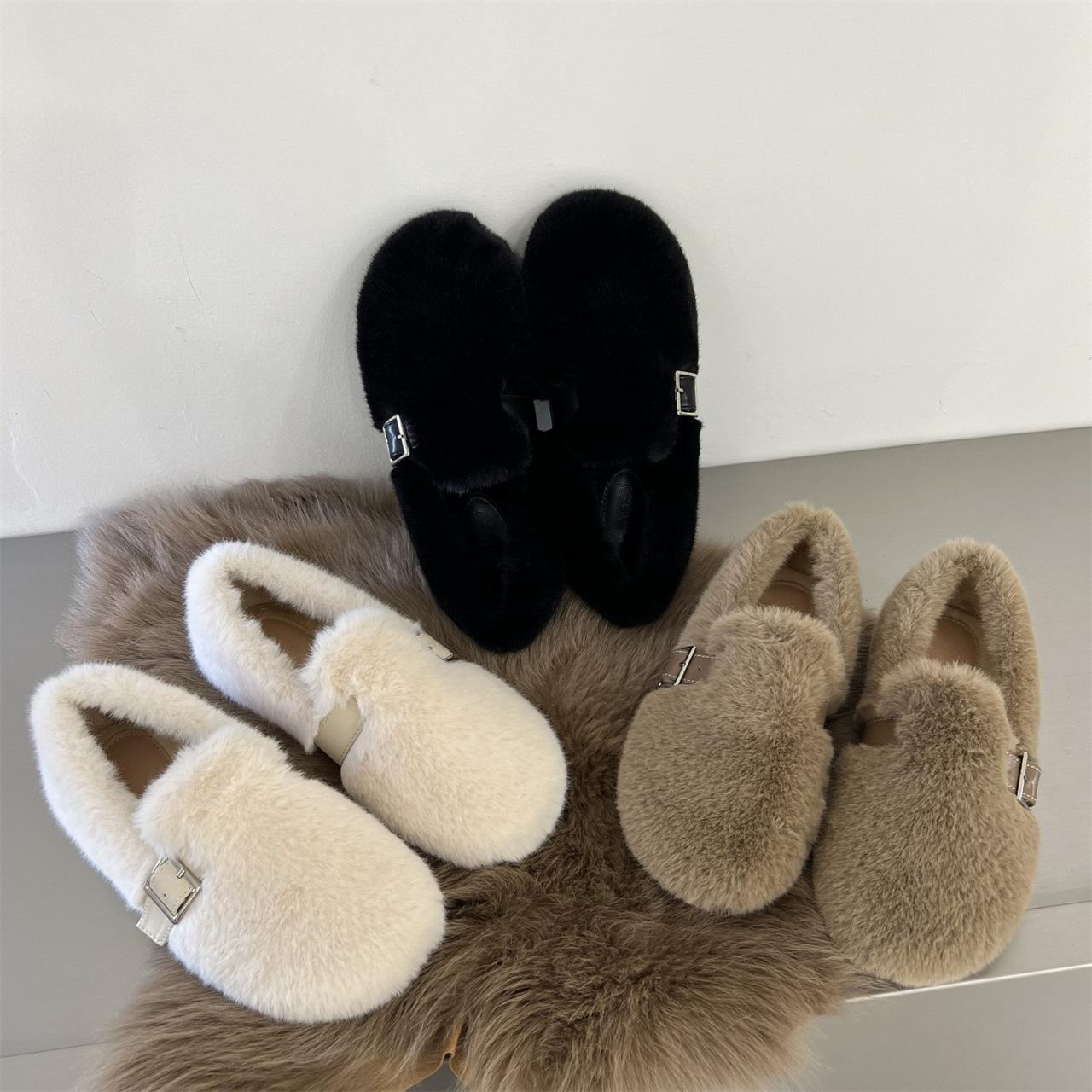 2024 new Mao Mao shoes women wear Doudou shoes in autumn and winter flat-bottomed velvet warm fairy wind cotton ladyshoes single shoes 35
2024 new Mao Mao shoes women wear Doudou shoes in autumn and winter flat-bottomed velvet warm fairy wind cotton ladyshoes single shoes 35