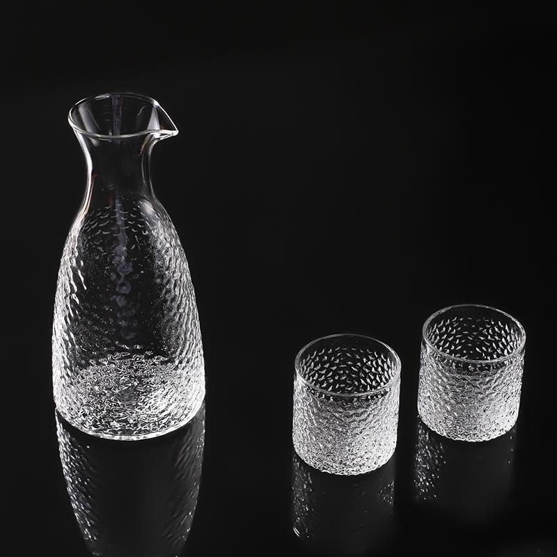 Heat-resistant Glass Wine Set Japanese Style Hammer Patterned Small Wine Pot Household Sake Dispenser Small Teacup No tray available
Heat-resistant Glass Wine Set Japanese Style Hammer Patterned Small Wine Pot Household Sake Dispenser Small Teacup No tray available