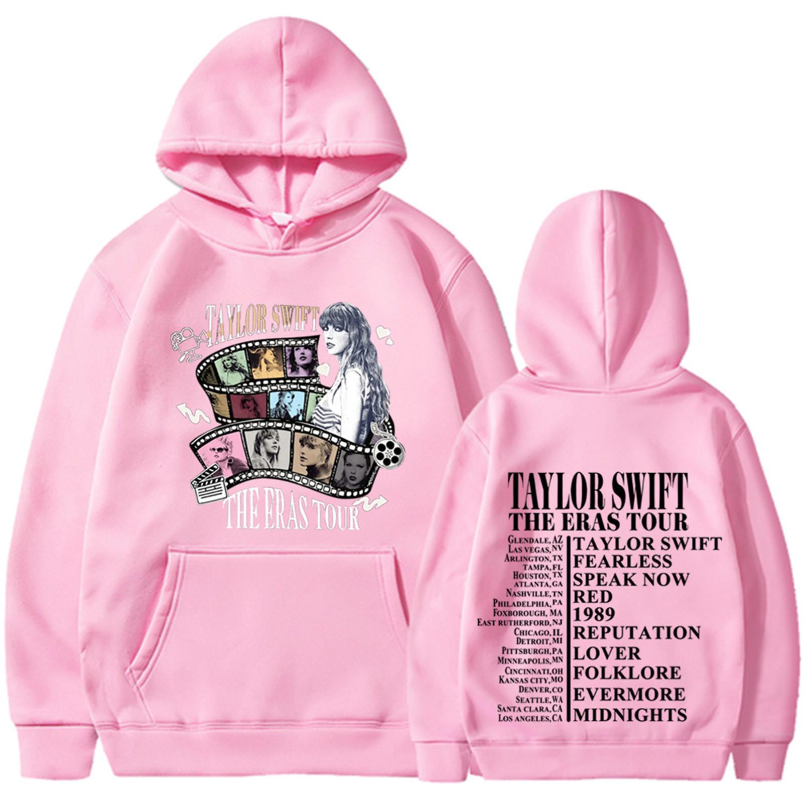 Womens Plush Long Sleeved Loose Fitting Pullover With Letter Print And Rope Hoodie S рожевий
Womens Plush Long Sleeved Loose Fitting Pullover With Letter Print And Rope Hoodie S рожевий