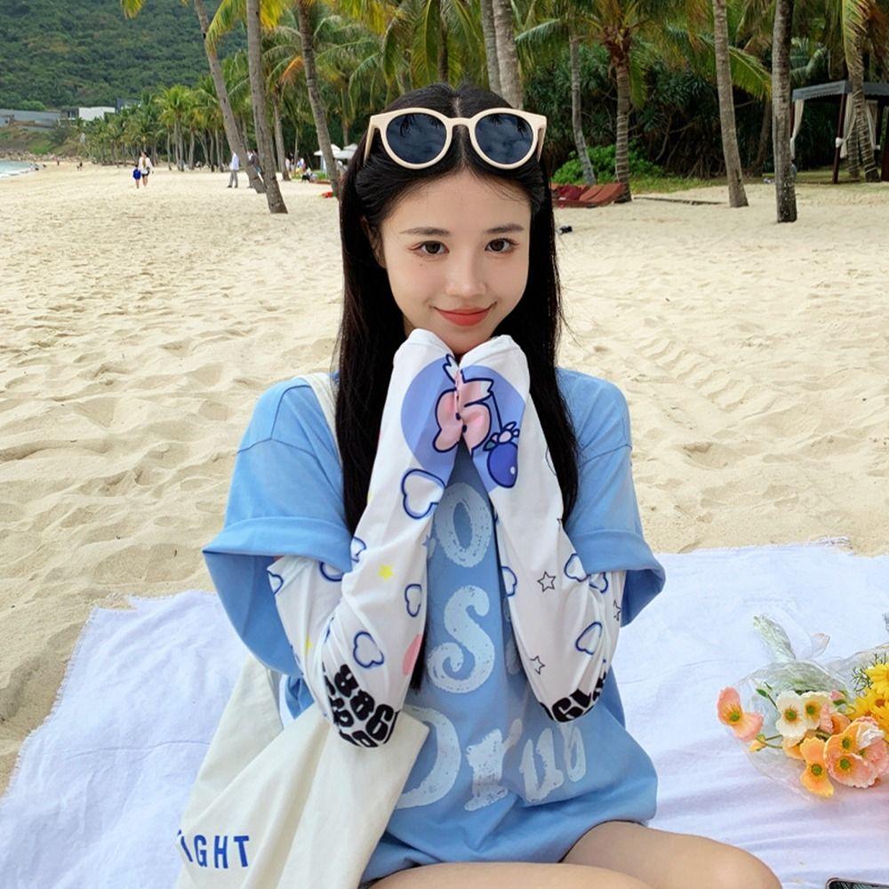 UV Protection Sunscreen For Girl Arm Sleeves Sun Protection Ice Silk Sleeve Cooling Sleeves
UV Protection Sunscreen For Girl Arm Sleeves Sun Protection Ice Silk Sleeve Cooling Sleeves