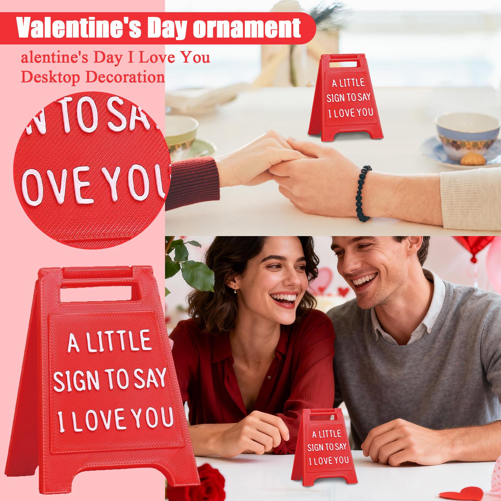 День Святого Валентина Я тебе кохаю Настільна прикраса One Size
День Святого Валентина Я тебе кохаю Настільна прикраса One Size