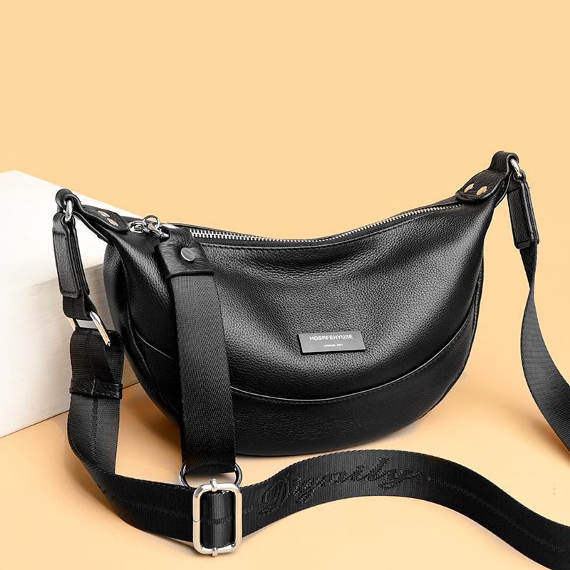 100%Genuine Leather Handbag Women Half Moon Trend Messenger Shoulder Bag Fashion Brand Female Cowhide Phone Sac 24cm 8cm 16cm
100%Genuine Leather Handbag Women Half Moon Trend Messenger Shoulder Bag Fashion Brand Female Cowhide Phone Sac 24cm 8cm 16cm