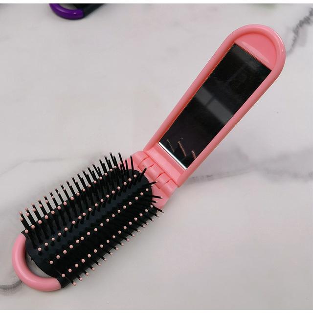 Портативная дорожная складная щетка для волос с зеркалом Компактная карманная расческа ABS Термостойкая складная расческа Портативная двойного назначения розовый
Портативная дорожная складная щетка для волос с зеркалом Компактная карманная расческа ABS Термостойкая складная расческа Портативная двойного назначения розовый