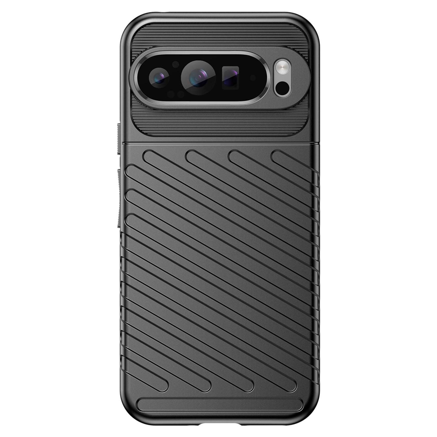 Thunder Series For Google Pixel 9 Pro XL Case Thickened TPU Phone Cover Twill Texture Blue
Thunder Series For Google Pixel 9 Pro XL Case Thickened TPU Phone Cover Twill Texture Blue