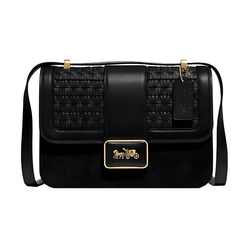 COACH Alie 23 cowhide woven crossbody shoulder flap bag cowhide handheld crossbody shoulder bag women s black чорний
COACH Alie 23 cowhide woven crossbody shoulder flap bag cowhide handheld crossbody shoulder bag women s black чорний