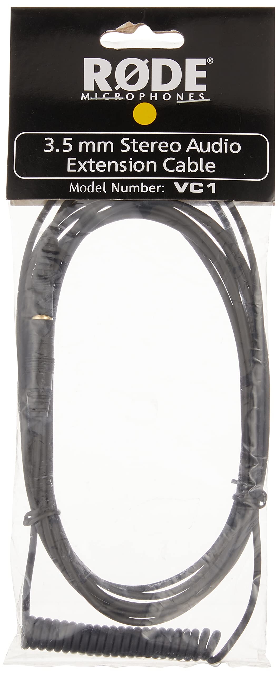 RODE VC1 3.5mm Stereo TRS Extension Cable (Official Japanese Product)
RODE VC1 3.5mm Stereo TRS Extension Cable (Official Japanese Product)