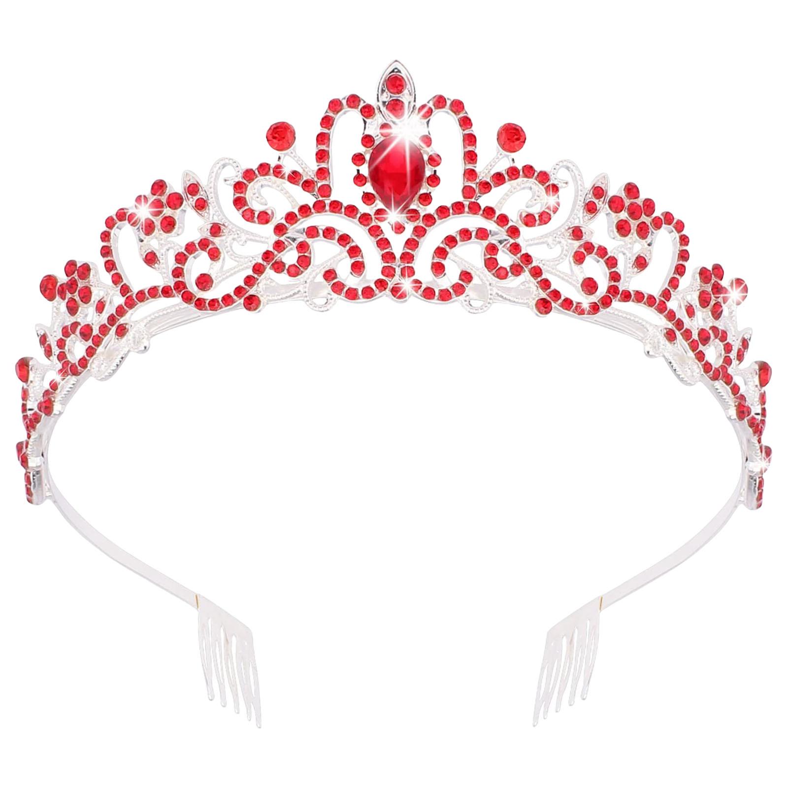 Elegant Rhinestones Crowns For Women Tiaras With Comb Hair Accessories For Brides Birthdays And Prom Celebrations красный
Elegant Rhinestones Crowns For Women Tiaras With Comb Hair Accessories For Brides Birthdays And Prom Celebrations красный