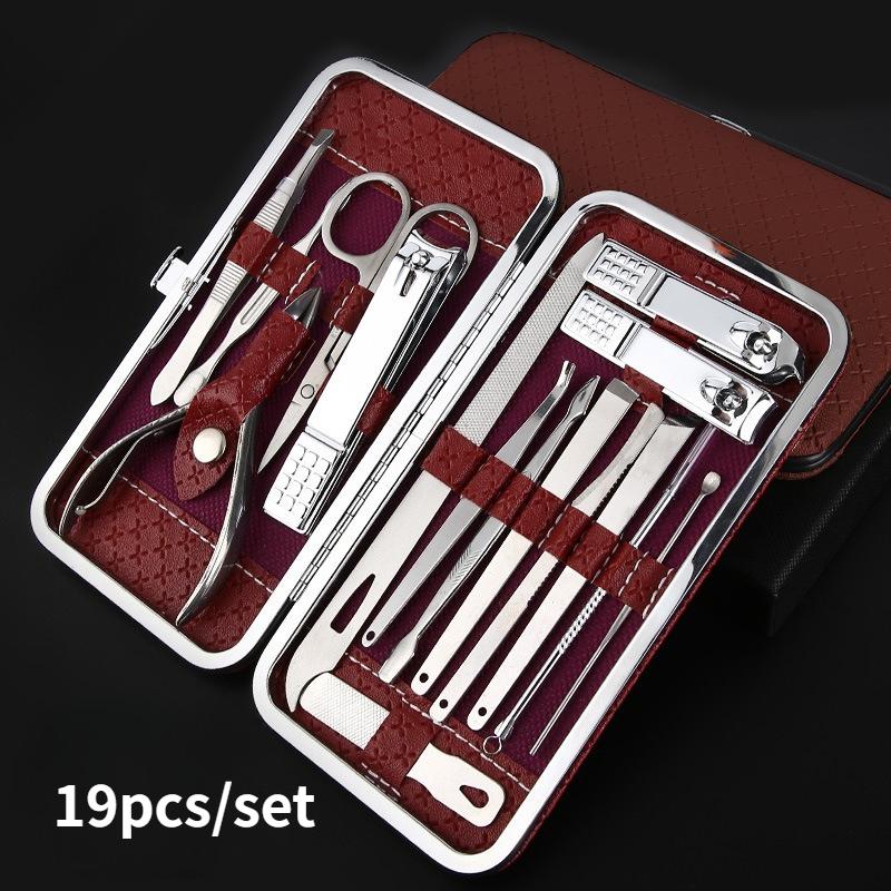 19pcs/set Manicure and Pedicure Tool Set with Storage Box Portable Foot Care Set, Suitable for Women Men Travel Home Salon Gifts
19pcs/set Manicure and Pedicure Tool Set with Storage Box Portable Foot Care Set, Suitable for Women Men Travel Home Salon Gifts