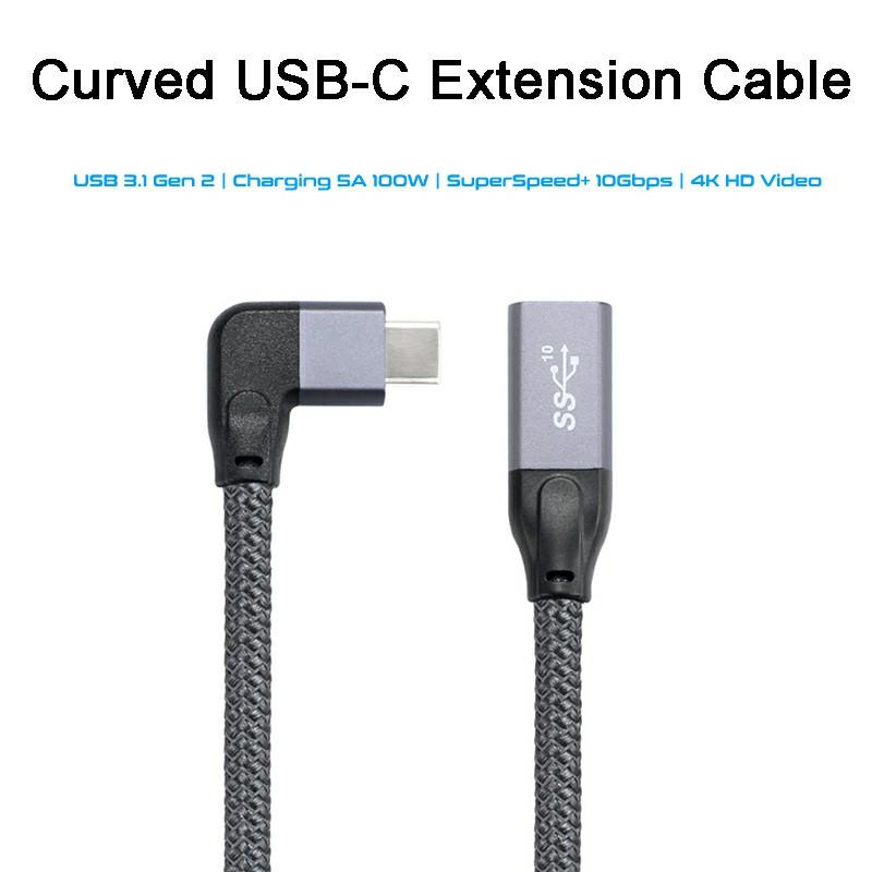 0.2m 100W PD 5A Elbow USB3.1 Gen 2 Type-C Extension Cable 4K 60Hz 10Gbps USB-C Cord for Macbook ASUS HP Laptop As Shown A
0.2m 100W PD 5A Elbow USB3.1 Gen 2 Type-C Extension Cable 4K 60Hz 10Gbps USB-C Cord for Macbook ASUS HP Laptop As Shown A