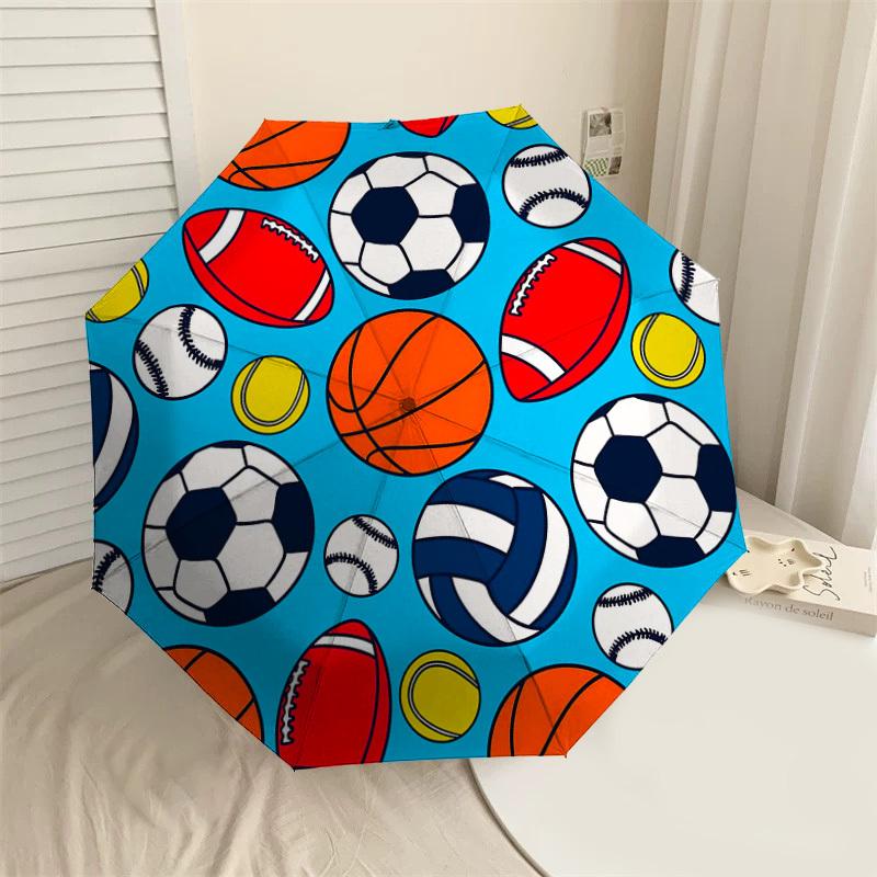 1PC Sports Ball Umbrella-8-Rib Reinforced, Automatic Open, Lightweight & Durable, Fashion Accessory for Outdoor-D394
1PC Sports Ball Umbrella-8-Rib Reinforced, Automatic Open, Lightweight & Durable, Fashion Accessory for Outdoor-D394