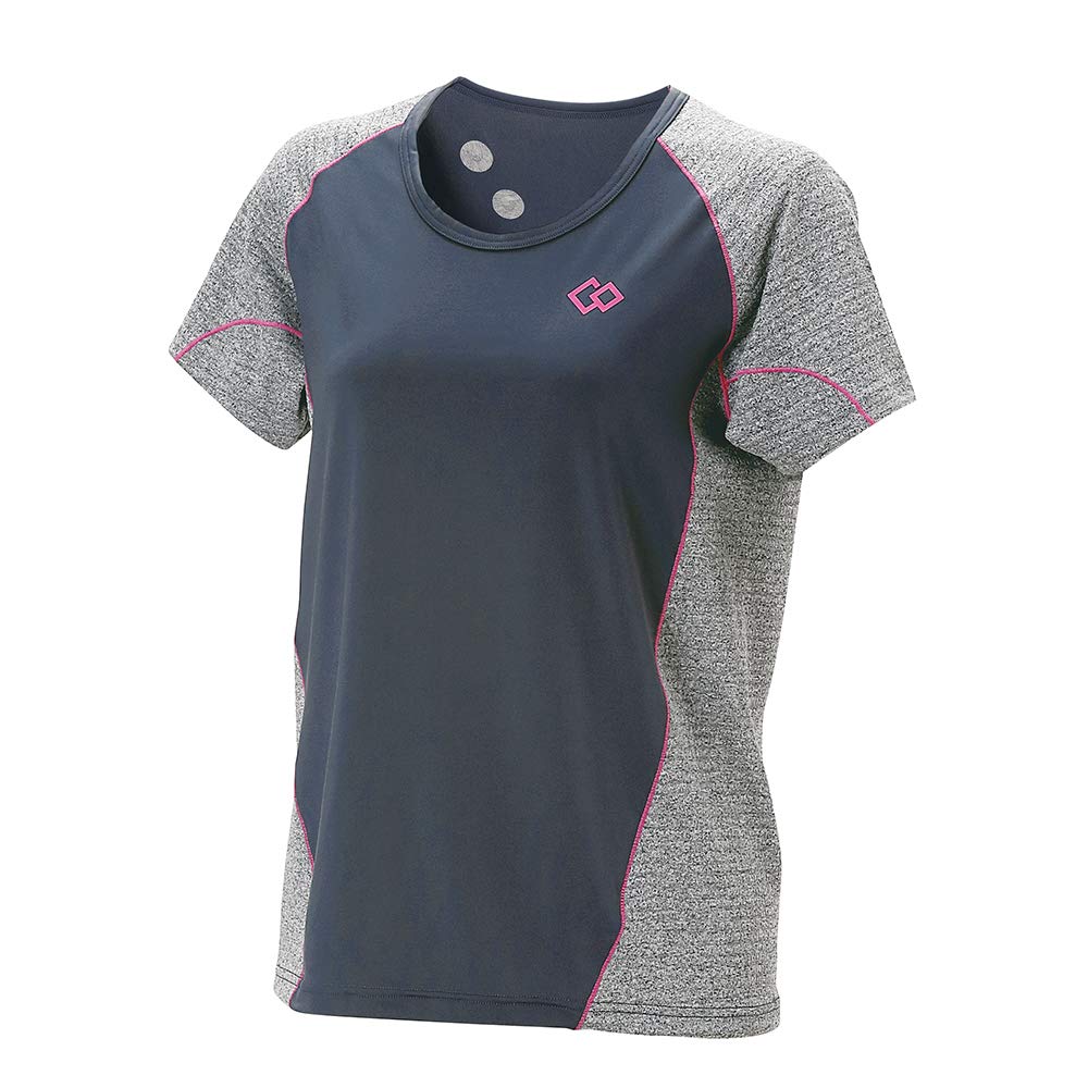 Colantotte RESNO Women s Short Sleeve Switching Shirt, Gray and Pink, AJEJB69S
Colantotte RESNO Women s Short Sleeve Switching Shirt, Gray and Pink, AJEJB69S