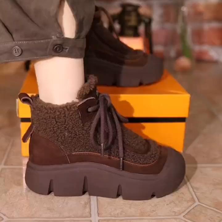 Женские ботинки Женские зимние новые ботинки для снега на толстой подошве Флисовые теплые туфли с низким верхом Удобные и нескользящие хлопковые туфли для мамы 40 коричневый
Женские ботинки Женские зимние новые ботинки для снега на толстой подошве Флисовые теплые туфли с низким верхом Удобные и нескользящие хлопковые туфли для мамы 40 коричневый