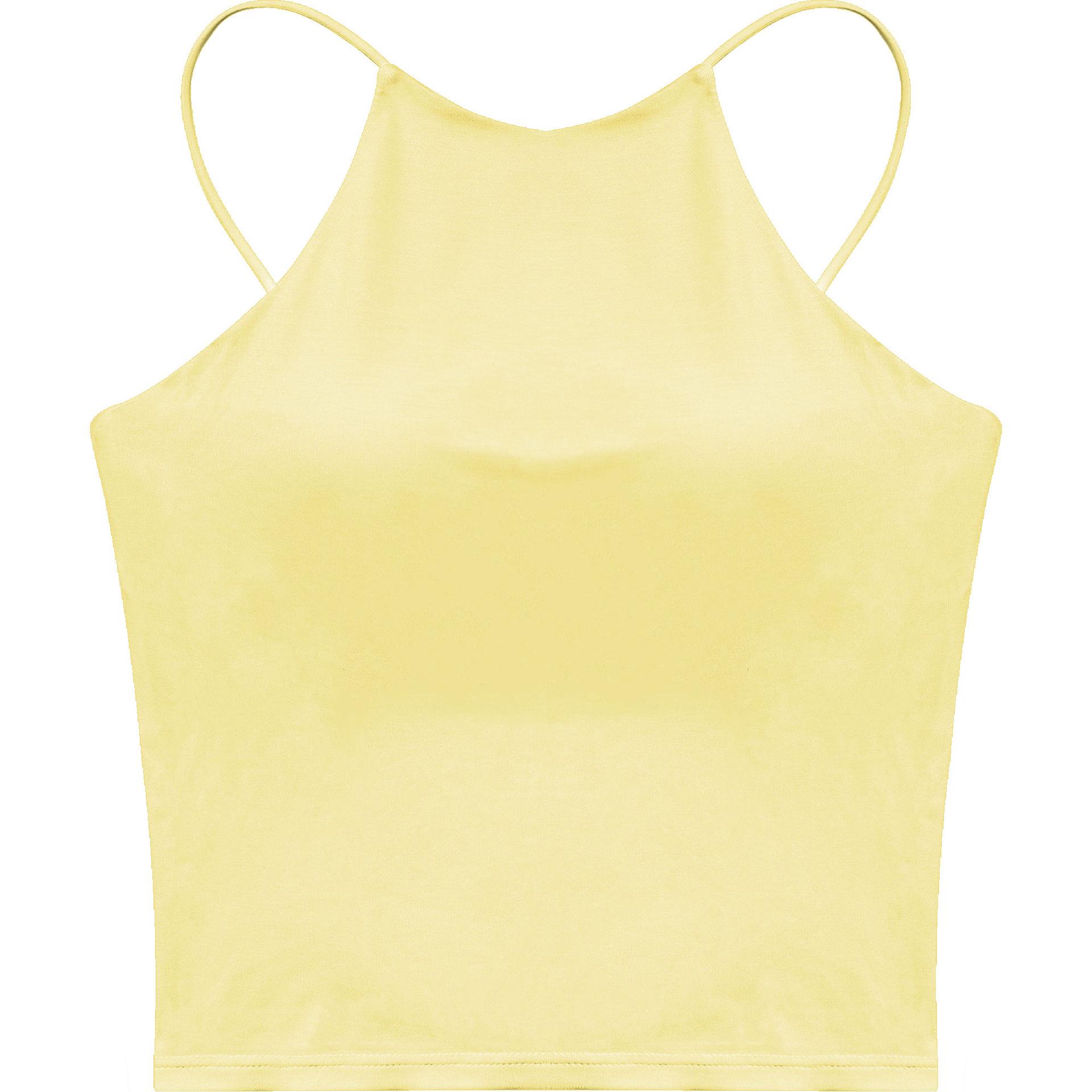 708 Modal Halter Neck Camisole with Bra Pads - Slim, Fashionable Solid Color Top S (80-100 lbs)
708 Modal Halter Neck Camisole with Bra Pads - Slim, Fashionable Solid Color Top S (80-100 lbs)