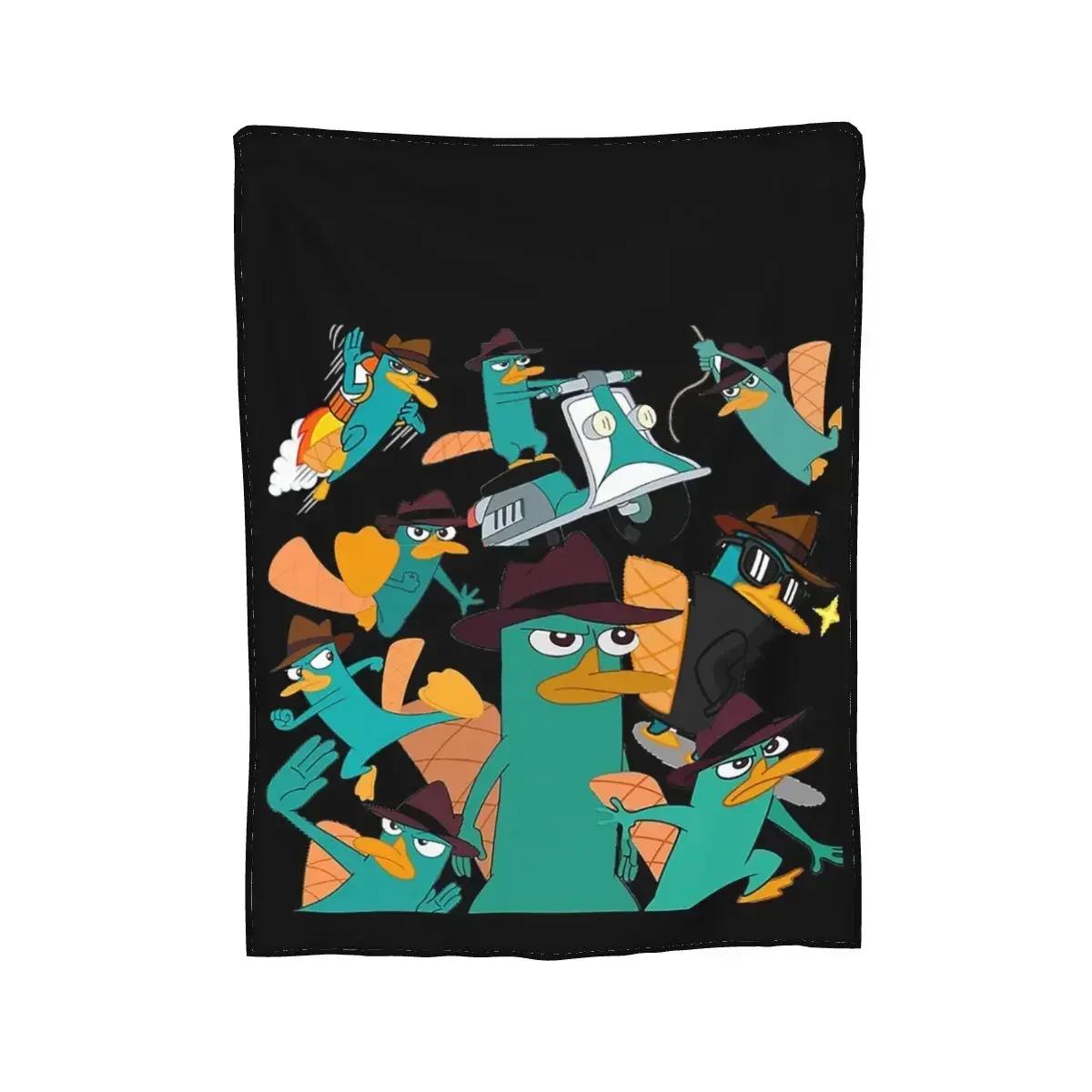 Perry The Platypus Mask Blankets Soft Warm Flannel Throw Blanket Cover for Bed Living room Picnic Travel Home Couch 75x90cm
Perry The Platypus Mask Blankets Soft Warm Flannel Throw Blanket Cover for Bed Living room Picnic Travel Home Couch 75x90cm