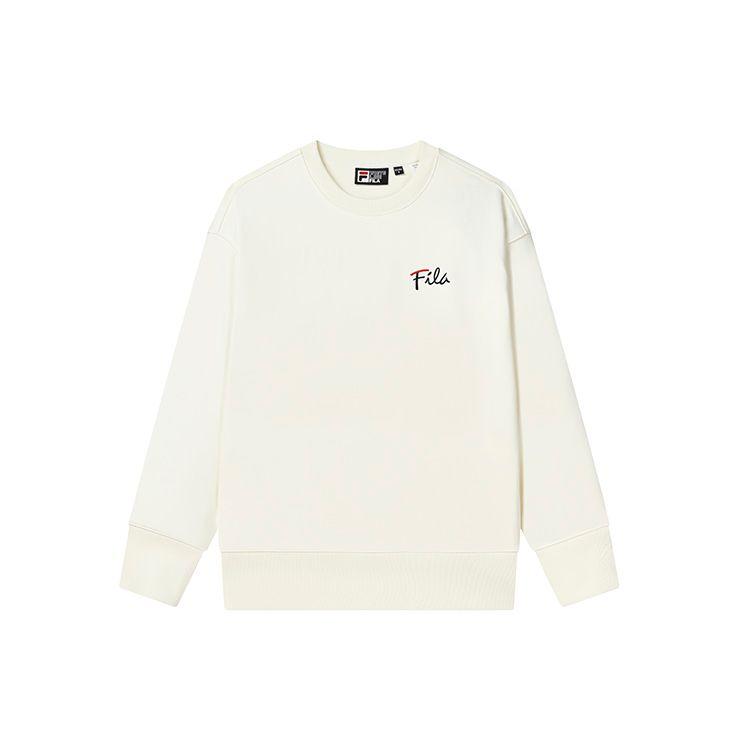 Fila Solid Color Letter Logo Embroidered Simple Round Neck Long Sleeve Sweatshirt Unisex Tops Milk-Salt-White F11U248201F-IV
Fila Solid Color Letter Logo Embroidered Simple Round Neck Long Sleeve Sweatshirt Unisex Tops Milk-Salt-White F11U248201F-IV