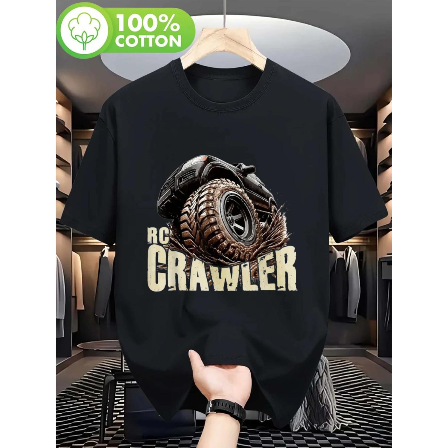 Men s RC Off-road Four-wheel Drive Climbing T-shirt - Black Round Neck Casual Solid Color Design Suitable for All Seasons S чёрный
Men s RC Off-road Four-wheel Drive Climbing T-shirt - Black Round Neck Casual Solid Color Design Suitable for All Seasons S чёрный