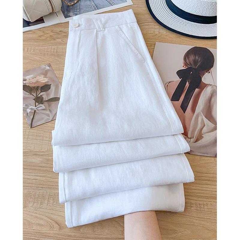 Summer 2025 Women s White Wide-Leg Slimming Pants - Draped, Sun Protection, Cool, Straight-Leg Design by Yamamoto. XL (115-125 lbs)
Summer 2025 Women s White Wide-Leg Slimming Pants - Draped, Sun Protection, Cool, Straight-Leg Design by Yamamoto. XL (115-125 lbs)
