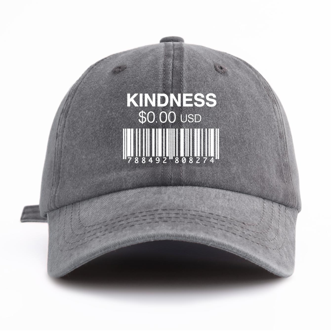 1pc KINDNESS Print Washed Baseball Cap for Adults,Minimalist Retro Style Casual Soft Adjustable Dad Hat, Perfect As Gift серый
1pc KINDNESS Print Washed Baseball Cap for Adults,Minimalist Retro Style Casual Soft Adjustable Dad Hat, Perfect As Gift серый