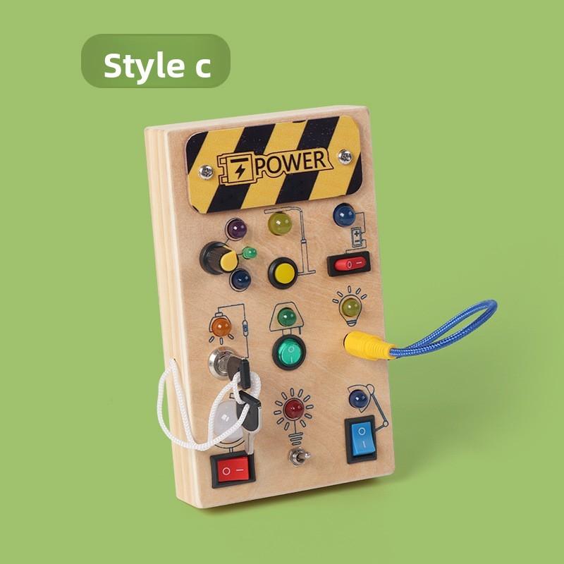 Wooden Led Switch Analog Circuit Board Children Puzzle Toy For Early Learning And Brain Development Style 2
Wooden Led Switch Analog Circuit Board Children Puzzle Toy For Early Learning And Brain Development Style 2