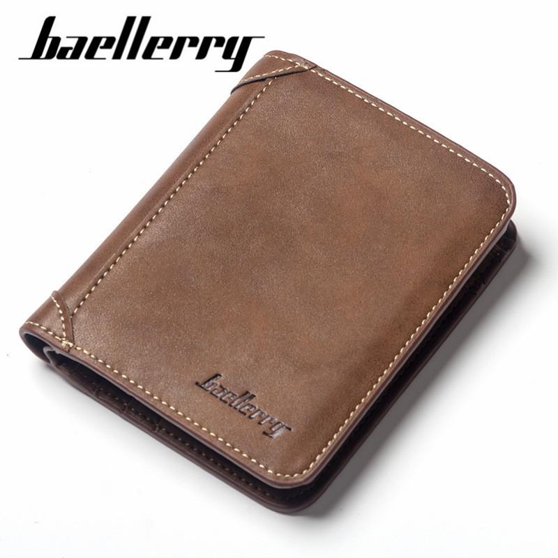 Baellerry Модные мужские кожаные короткие кошельки Классический дизайн Визитница Кошелек 9.7cm*11.7cm*1.5cm
Baellerry Модные мужские кожаные короткие кошельки Классический дизайн Визитница Кошелек 9.7cm*11.7cm*1.5cm