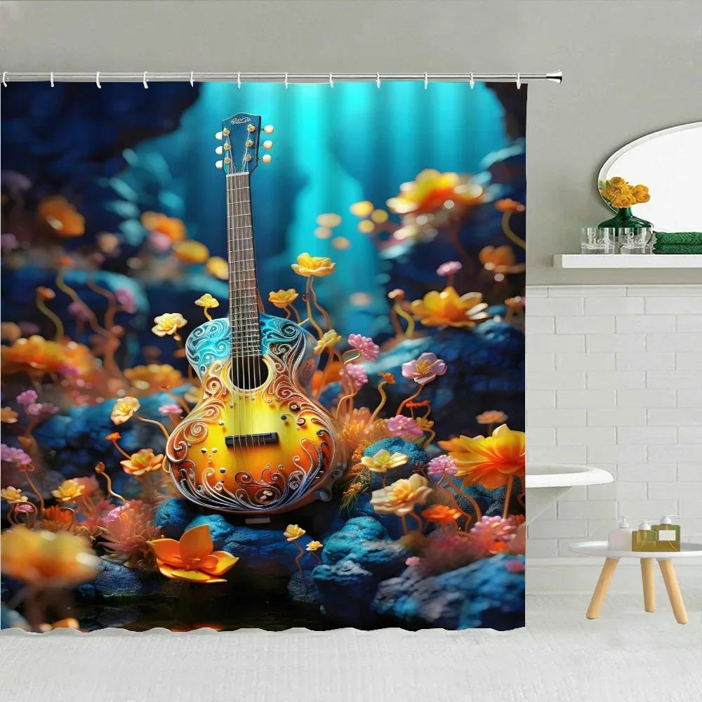 Antique Guitar Shower Shower Curtain for Quarto Curtains in the Bathroom Accessories Set Folding Partition Bath Bedrooms Ho. 90x180cm
Antique Guitar Shower Shower Curtain for Quarto Curtains in the Bathroom Accessories Set Folding Partition Bath Bedrooms Ho. 90x180cm