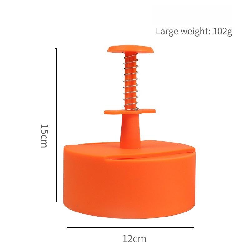 Hamburger Handmade Meat Patty Press, Rice and Vegetable Roll Mold large size помаранчевий
Hamburger Handmade Meat Patty Press, Rice and Vegetable Roll Mold large size помаранчевий