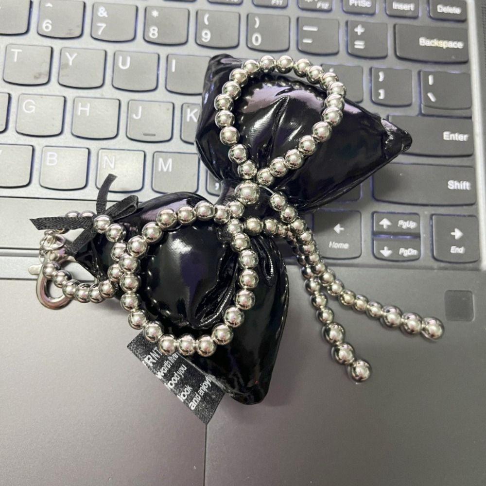 Glossy 3D Bowknot Keychain Bead Y2k Hanging Backpack Accessories Leather Pearl Bow Keyring School серебряный
Glossy 3D Bowknot Keychain Bead Y2k Hanging Backpack Accessories Leather Pearl Bow Keyring School серебряный