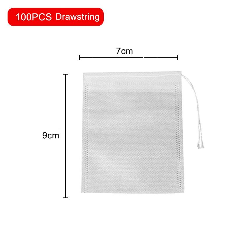 100 шт./лот Одноразовые чайные пакетики Пустой чайный пакетик со шнурком Термосвариваемый Фильтровальная бумага для травяных чайных пакетиков для рассыпного чая
100 шт./лот Одноразовые чайные пакетики Пустой чайный пакетик со шнурком Термосвариваемый Фильтровальная бумага для травяных чайных пакетиков для рассыпного чая
